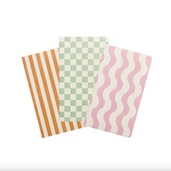 NWOT Designworks Ink Set of 3 Single Flex Notebooks: Dotted, Grid, & Checklist - Picture 4 of 14